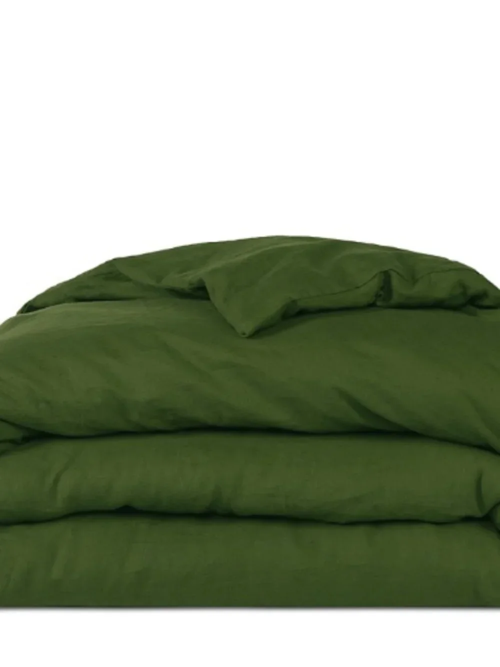 Aqua Linen Duvet Cover Set, King